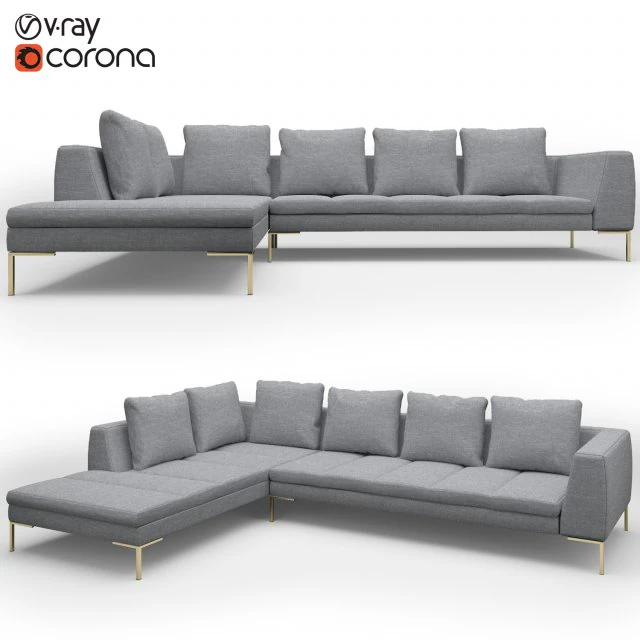 madison sofa 3D Model .c4d .max .obj .3ds .fbx .stl .blend 