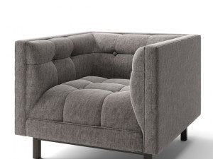 restoration hardware madison chair 3D Model