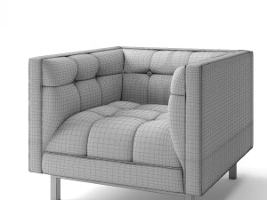 restoration hardware madison chair 3D Model