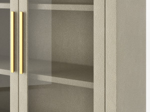 restoration hardware glass cabinet Modelo 3D