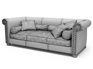 baxter alfred sofa 3D 모델