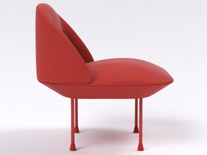 muuto oslo chair Modelo 3D