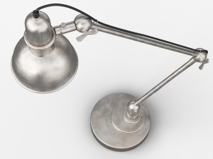 restoration hardware scripps task lamp 3D Модель
