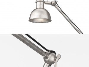 restoration hardware scripps task lamp 3D Модель