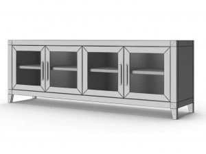 restoration hardware media console 3D Model