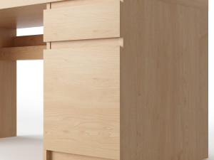 ikea malm desk Modèle 3D