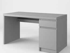 ikea malm desk Modèle 3D