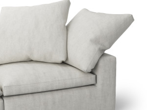 restoration hardware cloud modular fabric sofa Modello 3D