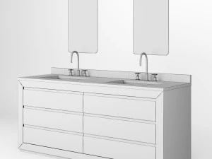 restoration hardware reclaimed wash-bowl 3D Model