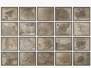 restoration hardware circa maps 3D Model