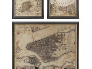 restoration hardware circa maps 3D Model