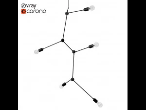 Menu Tribeca Harrison Lustre Modèle 3D