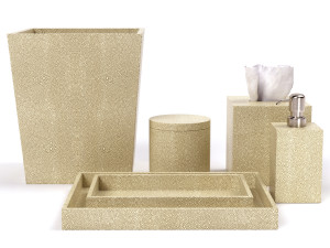 restoration hardware shagreen bath accessories 3D Model