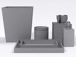hardware de restaura&ccedil;&atilde;o acess&oacute;rios de banho shagreen Modelo 3D