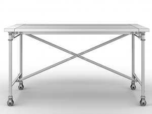 restoration hardware flatiron desk 3D Model