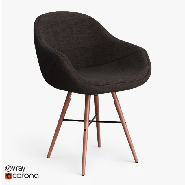 studio copenhagen rex chair 3D Model .c4d .max .obj .3ds .fbx .stl .blend 