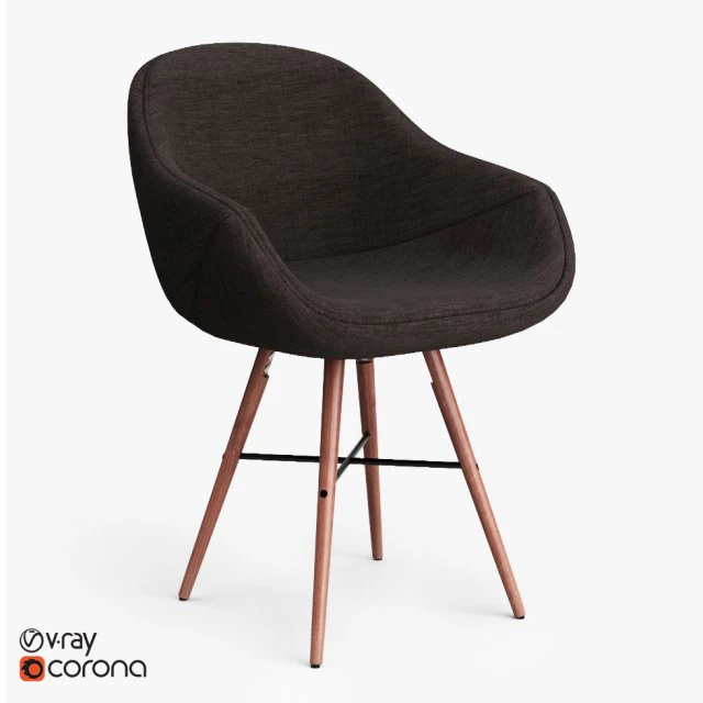 studio copenhagen rex chair 3D Model .c4d .max .obj .3ds .fbx .stl .blend