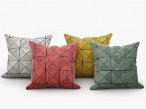 coj&iacute;n de azulejos muuto Modelo 3D