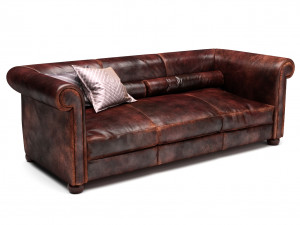 baxter alfred sofa 3D Model
