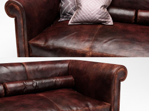 baxter alfred sofa 3D Model
