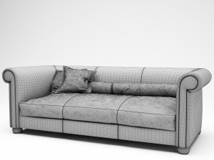 baxter alfred sofa 3D Model