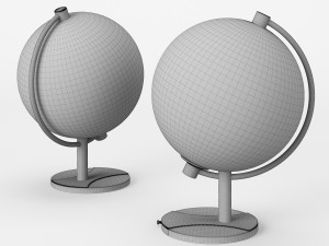 earth globe 3D 模型