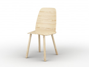 muuto nerd chairs 3D मॉडल