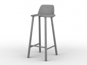 muuto nerd chairs 3D मॉडल