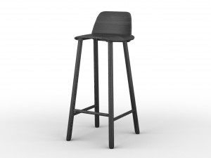 muuto nerd chairs 3D मॉडल
