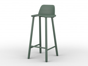 muuto nerd chairs 3D मॉडल