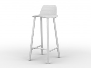 muuto nerd chairs 3D मॉडल