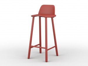 muuto nerd chairs 3D मॉडल