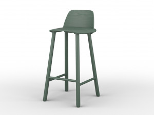 muuto nerd chairs 3D मॉडल