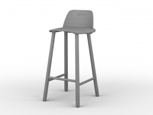 muuto nerd chairs 3D मॉडल