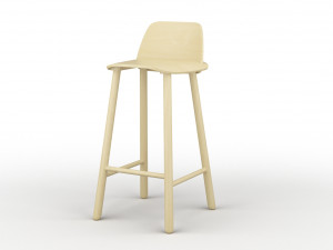 muuto nerd chairs 3D मॉडल