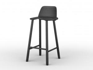 muuto nerd chairs 3D मॉडल