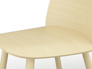 muuto nerd chairs 3D मॉडल