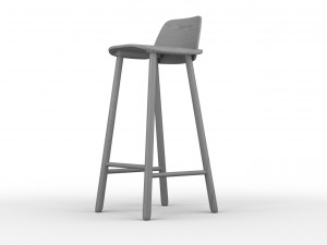 muuto nerd chairs 3D मॉडल