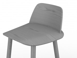 muuto nerd chairs 3D मॉडल