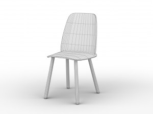 muuto nerd chairs 3D मॉडल