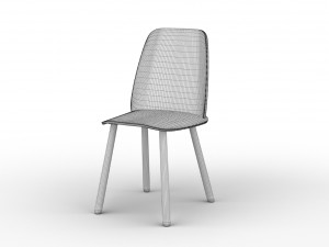 muuto nerd chairs 3D मॉडल
