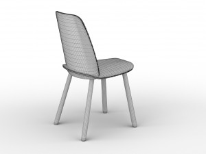 muuto nerd chairs 3D मॉडल