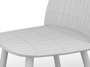 muuto nerd chairs 3D मॉडल
