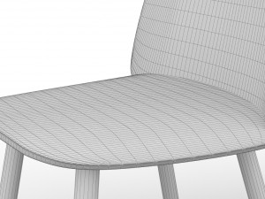 muuto nerd chairs 3D मॉडल