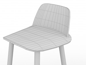 muuto nerd chairs 3D मॉडल