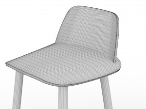 muuto nerd chairs 3D मॉडल