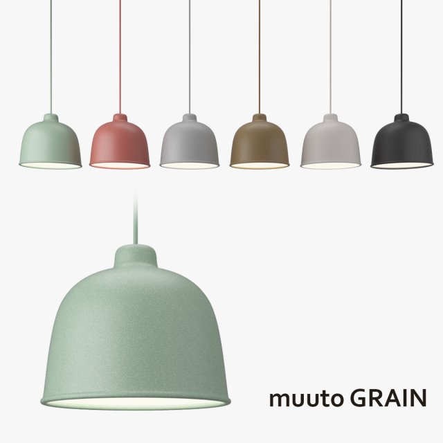 muuto grain lamp Modelo 3D .c4d .max .obj .3ds .fbx .stl .blend 