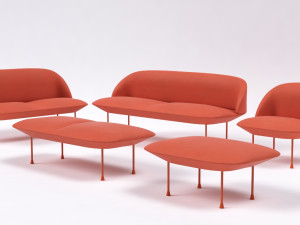 muuto oslo furniture set 3D 모델
