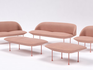 muuto oslo furniture set 3D 모델
