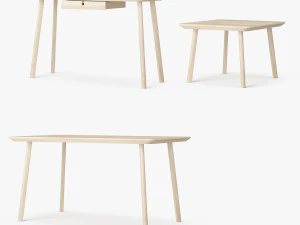 आइकिया लिसाबो टेबल सेट 3D मॉडल